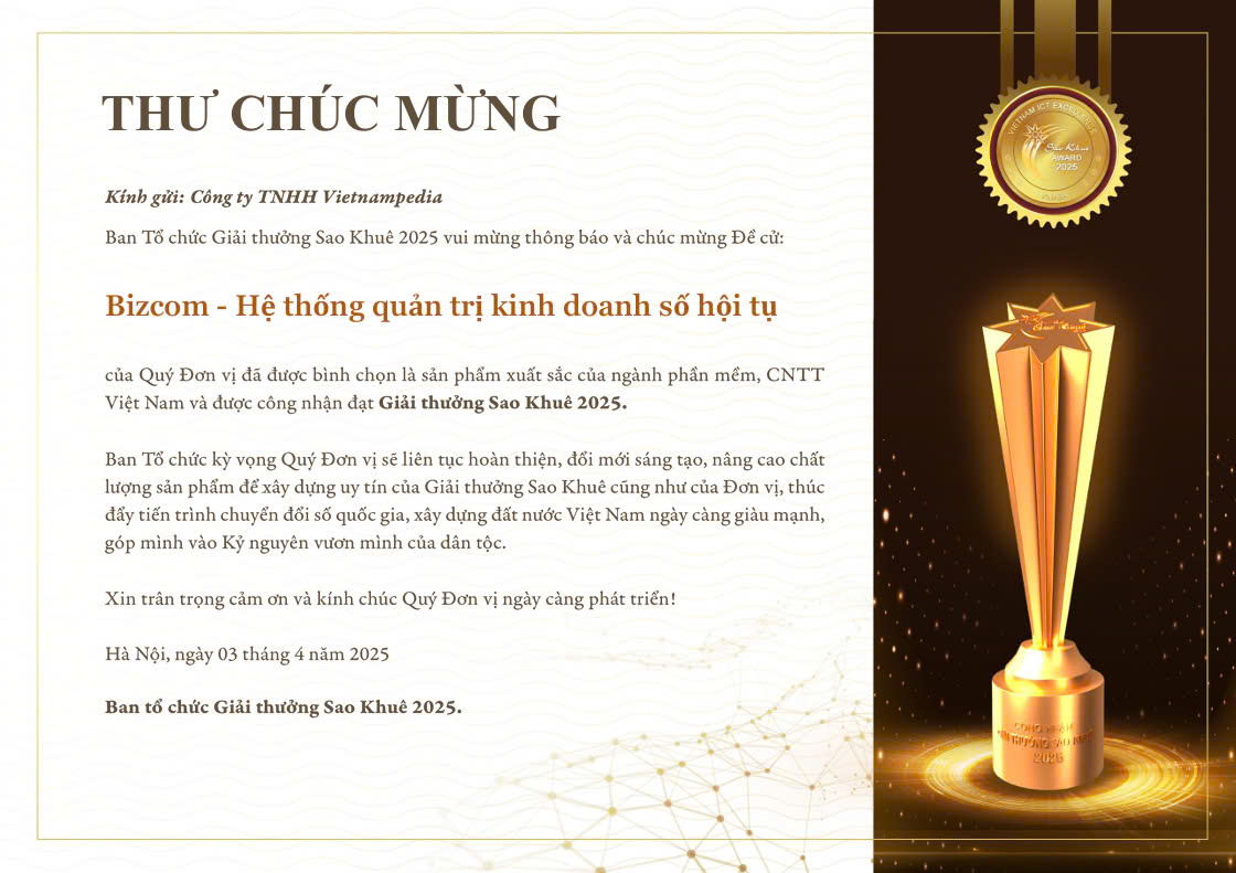 giải thưởng Sao Khuê 2025