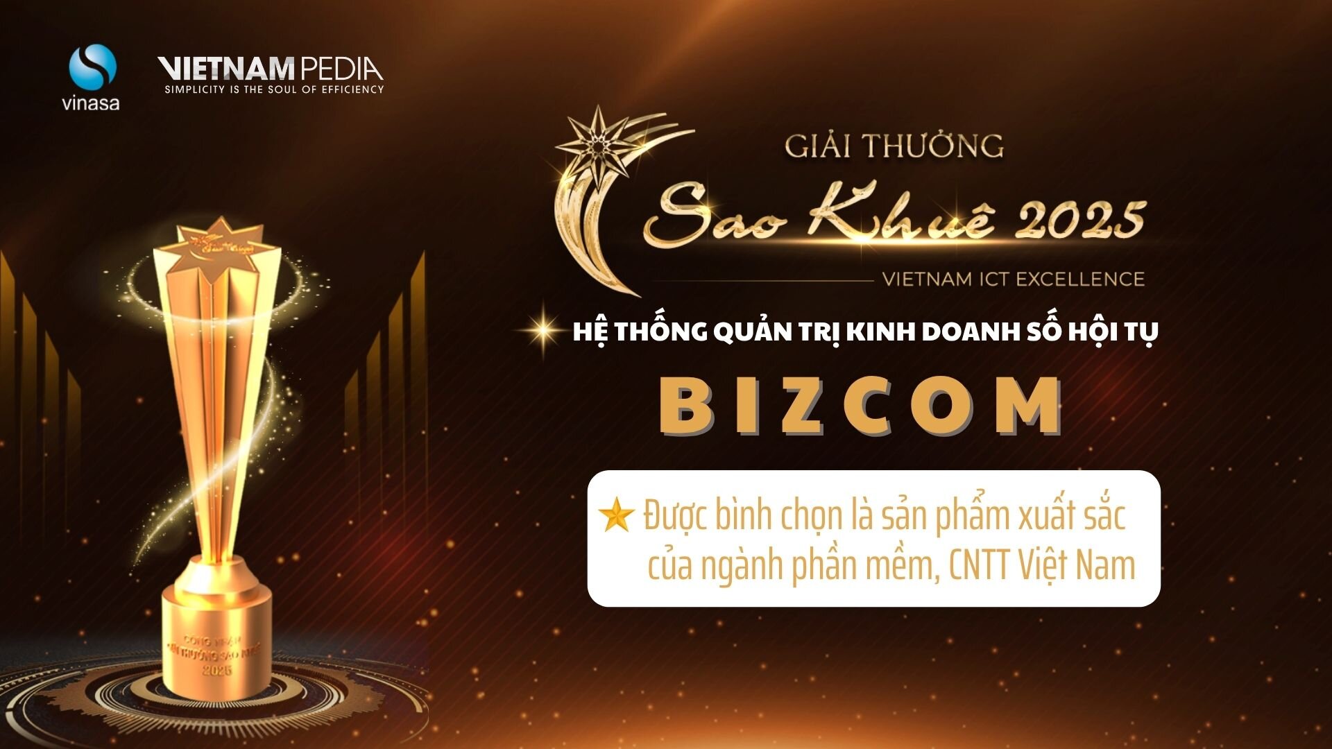 Bizcom đạt giải sao khuê 2025